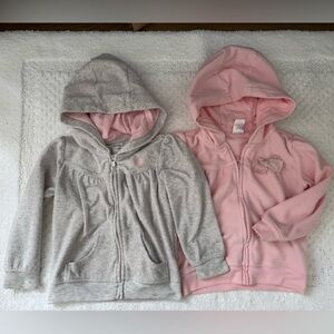 Carter's Pink and Gray Kids Hoodies